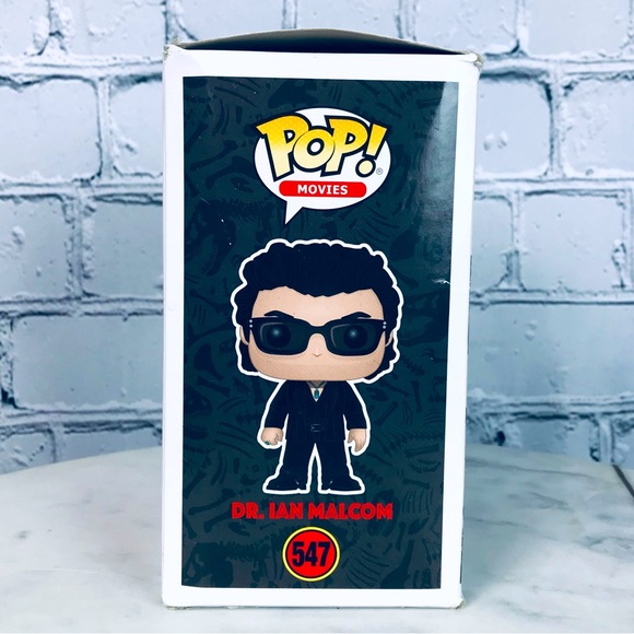 Funko Pop Movies Dr. Ian Malcom #547 Jurassic Park 25th Anniversary Collectibles - Picture 2 of 6